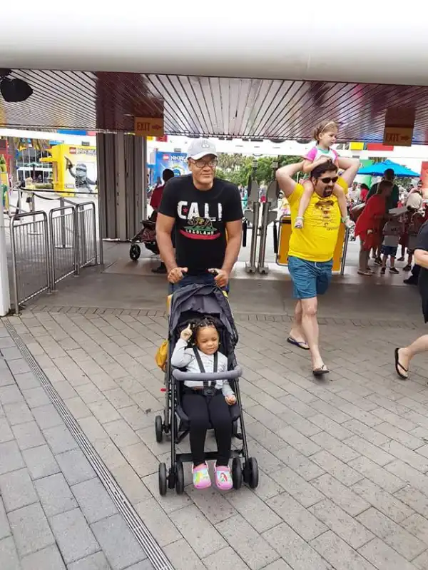 Star Actor, Saint Obi Steps Out With His Daughter (Photo)